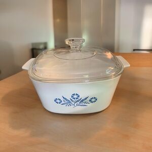 Corning Ware A-3-B Cornflower Rare engraving on handles! 3 Liter Antique